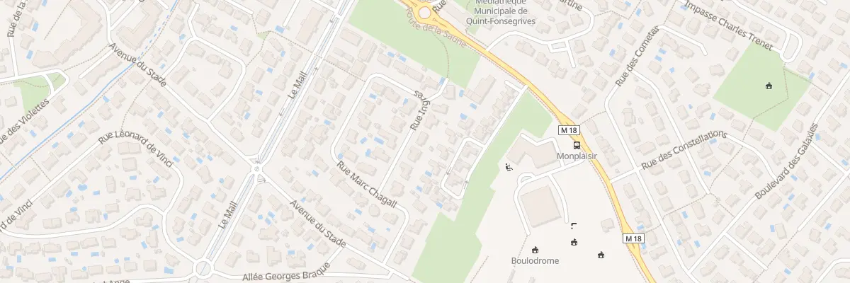 Plan du 7 Rue Ingres à Quint-Fonsegrives