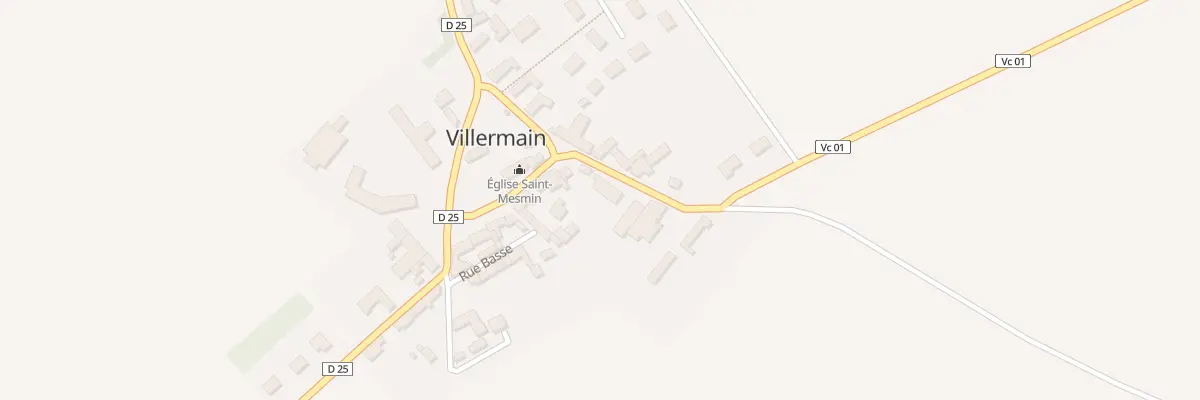 Plan du 3 Rue de l’École à Villermain