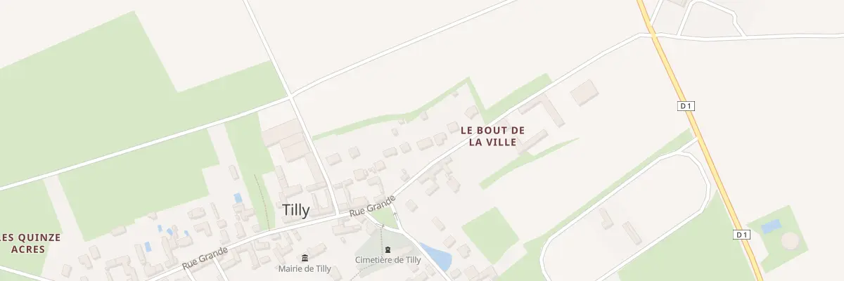 Plan du 5000 Rue Grande à Tilly