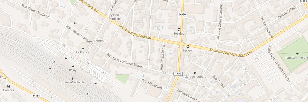 Plan du 19 Rue De Noailles à Brive-la-Gaillarde