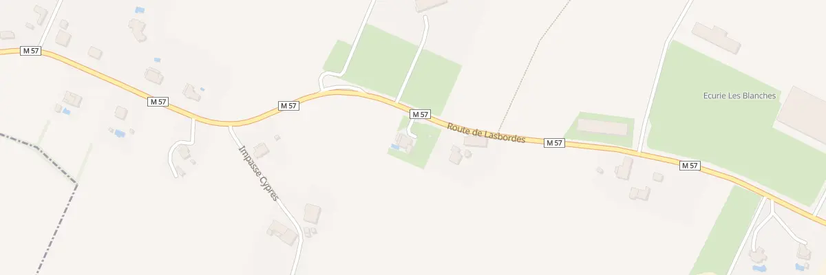 Plan du 15 Rte de Lasbordes à Flourens
