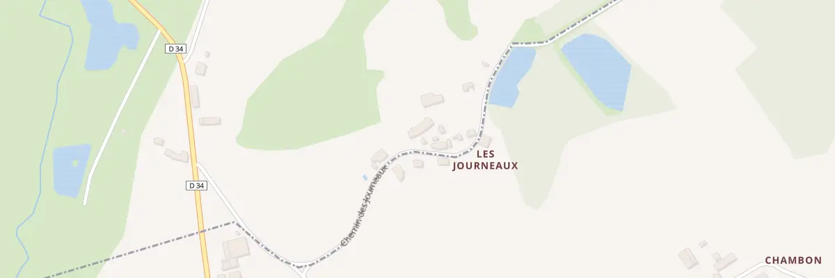 Plan du 3 Les Journeaux à Langé