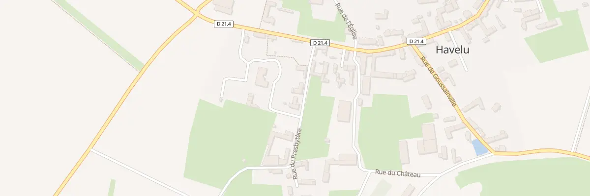 Plan du 4 Rue du Presbytère à Havelu