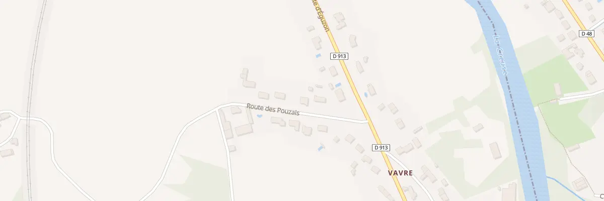Plan du 6 Rte de Pouzais à Argenton-sur-Creuse
