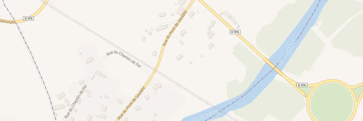 Plan du 7 Rue du Pont de Sauldre à Billy