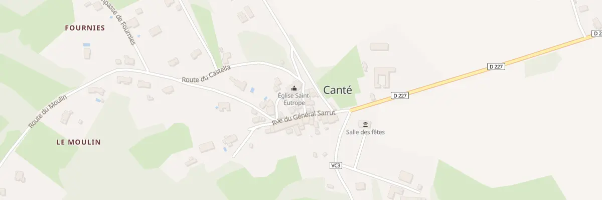 Plan du 46 Le Village à Canté
