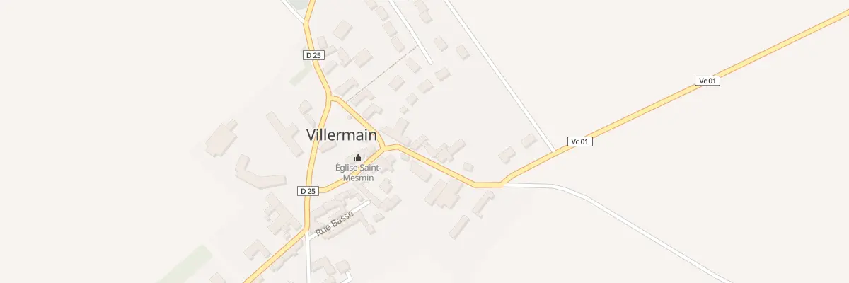 Plan du 10 Rue de l’École à Villermain
