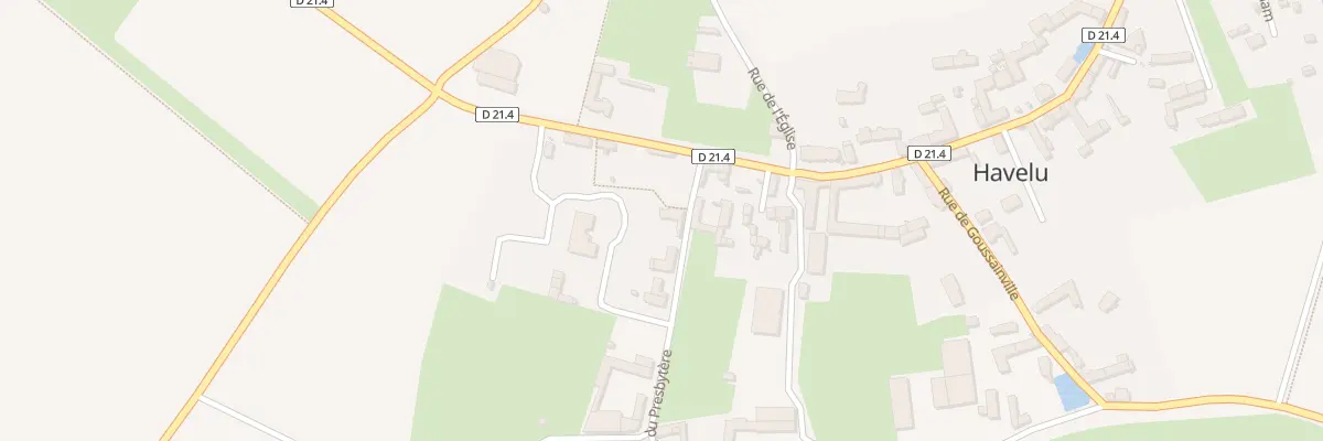 Plan du 2 Rue du Presbytère à Havelu
