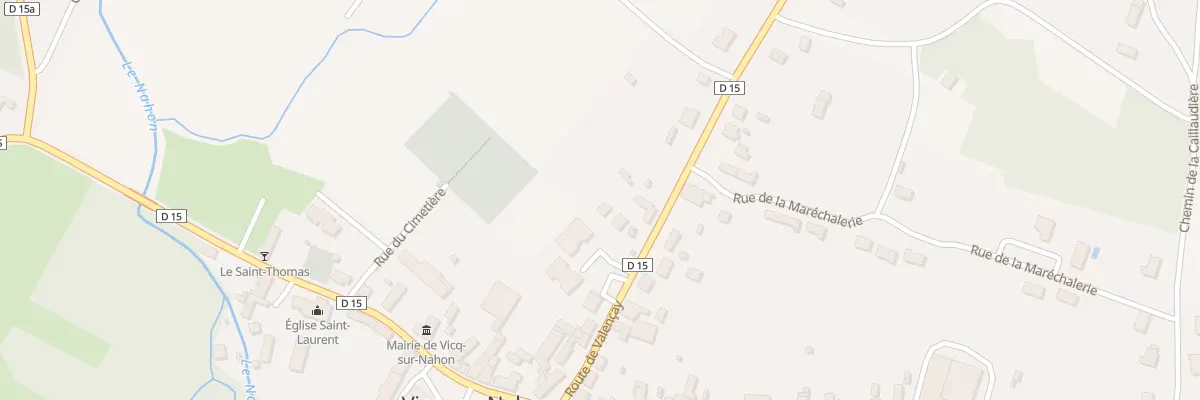Plan du 13 Rte de Valencay à Vicq-sur-Nahon