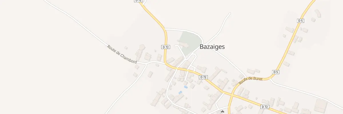 Plan du 20 Rte de Celon à Bazaiges