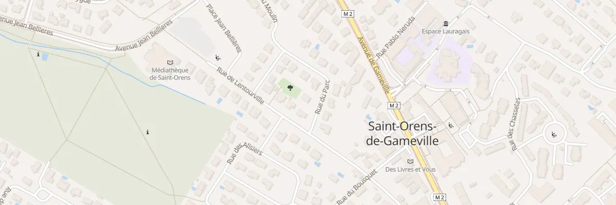 Plan du 1 Rue du Parc à Saint-Orens-de-Gameville
