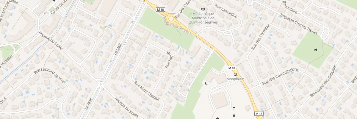 Plan du 11 Rue Ingres à Quint-Fonsegrives