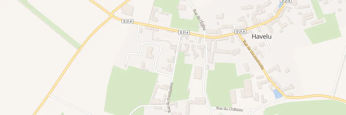 Plan du 2B Rue du Presbytère à Havelu