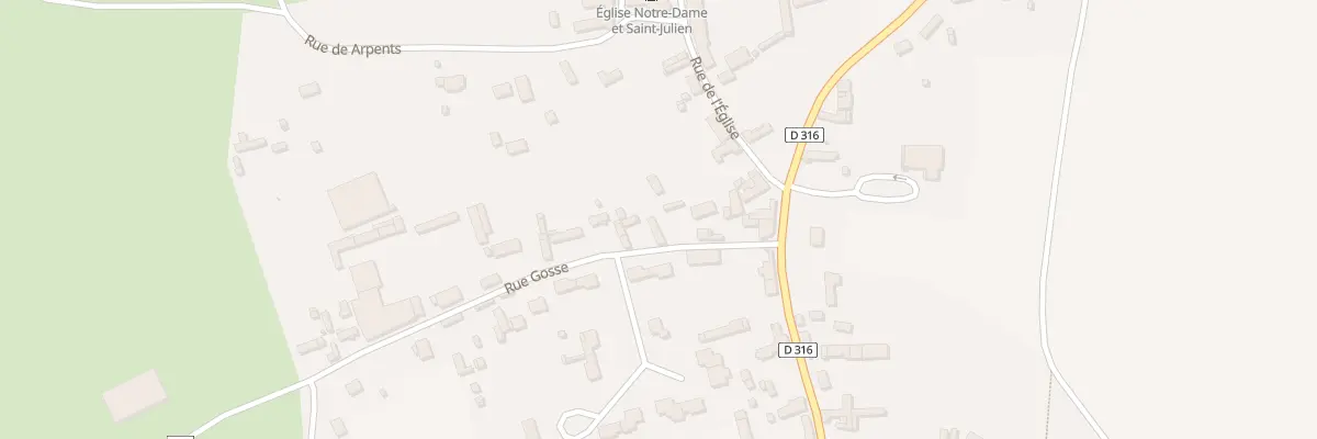 Plan du 4 Rue Gosse à Puchay