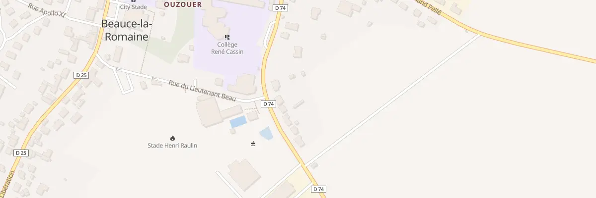 Plan du 37 Rue Louis Chevais à Beauce la Romaine
