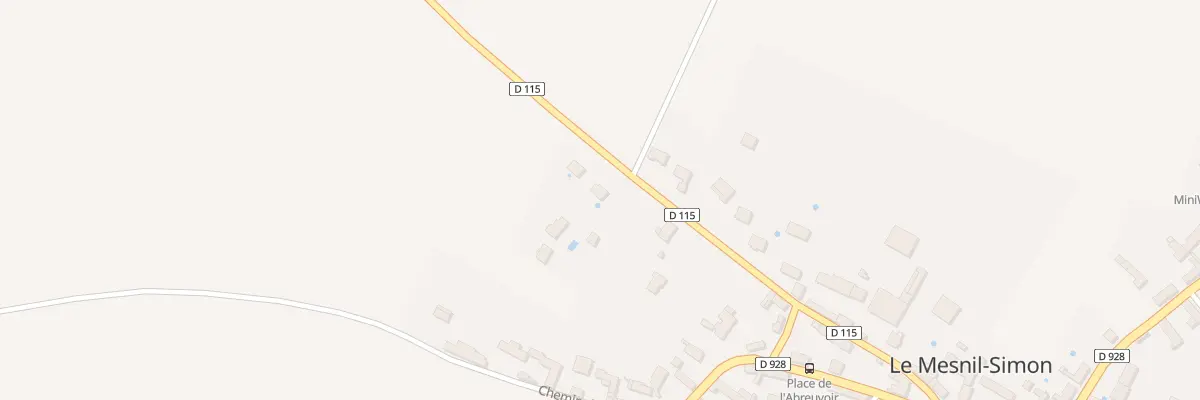 Plan du 35 Rue de Champagne au Mesnil-Simon