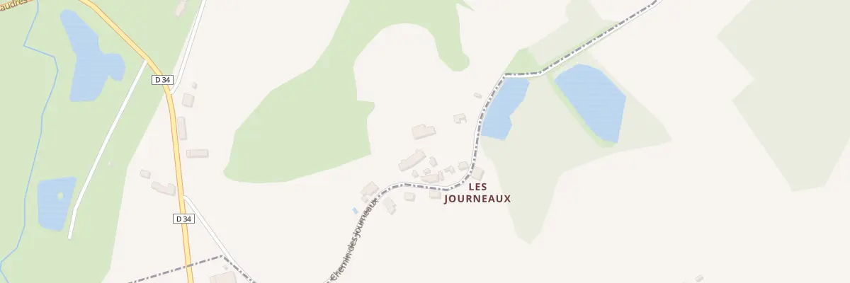 Plan du 5 Les Journeaux à Langé