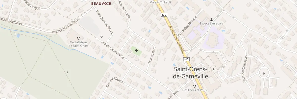 Plan du 3 Rue du Parc à Saint-Orens-de-Gameville