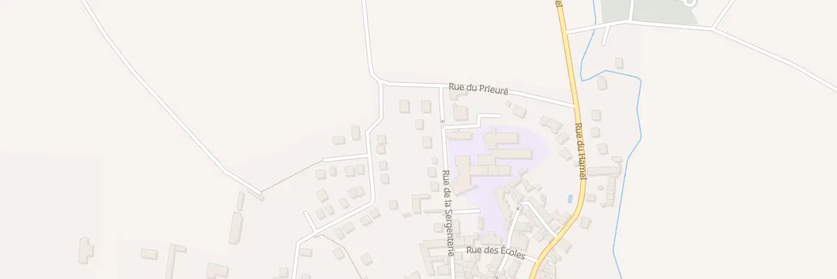 Plan du 13 Rue de la Sergenterie à Bréval