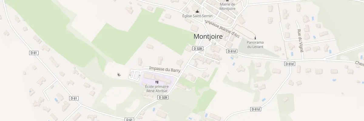 Plan du 36 Rue de la Vieille Côte à Montjoire