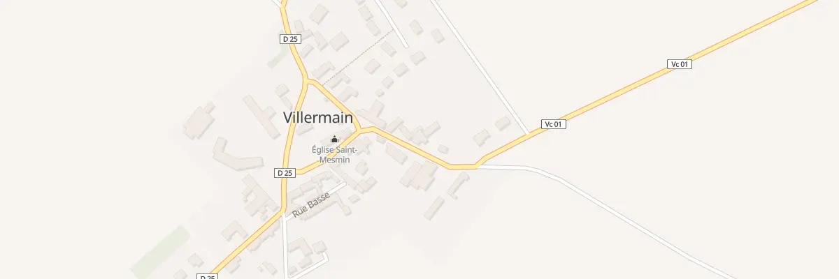 Plan du 14 Rue de l’École à Villermain