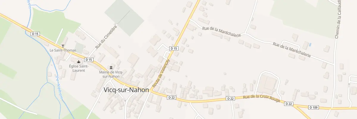 Plan du 12 Rte de Valencay à Vicq-sur-Nahon