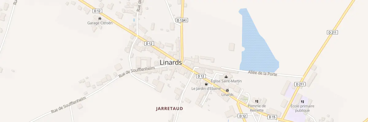 Plan du 5134 Le Bourg à Linards