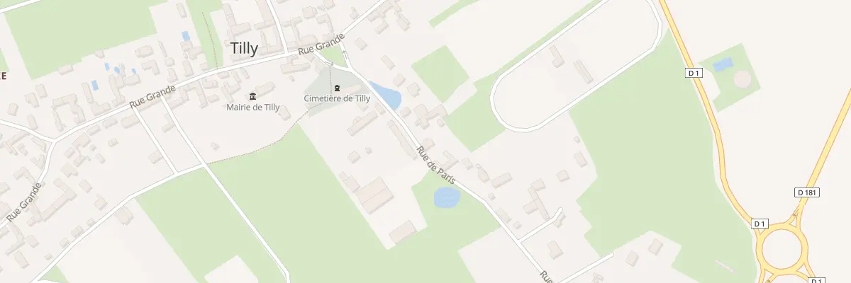 Plan du 9 Rue de Paris à Tilly