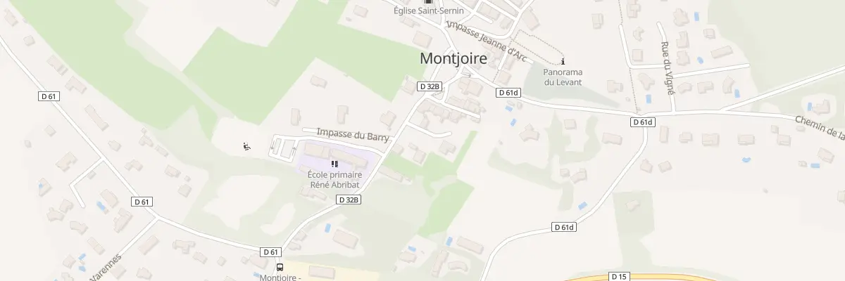 Plan du 43 Rue de la Vieille Côte à Montjoire