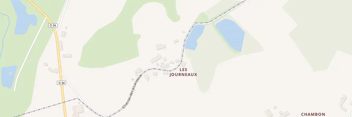 Plan du 9 Les Journeaux à Langé