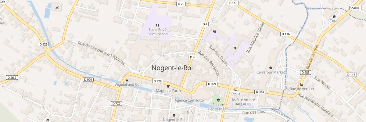 Plan du 11 Rue de la Volaille à Nogent-le-Roi