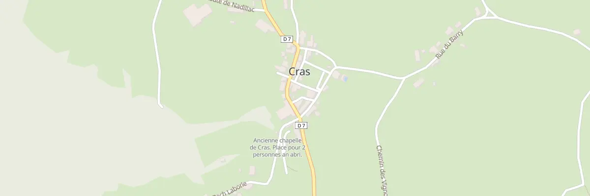 Plan du 5008 Cras à Cras