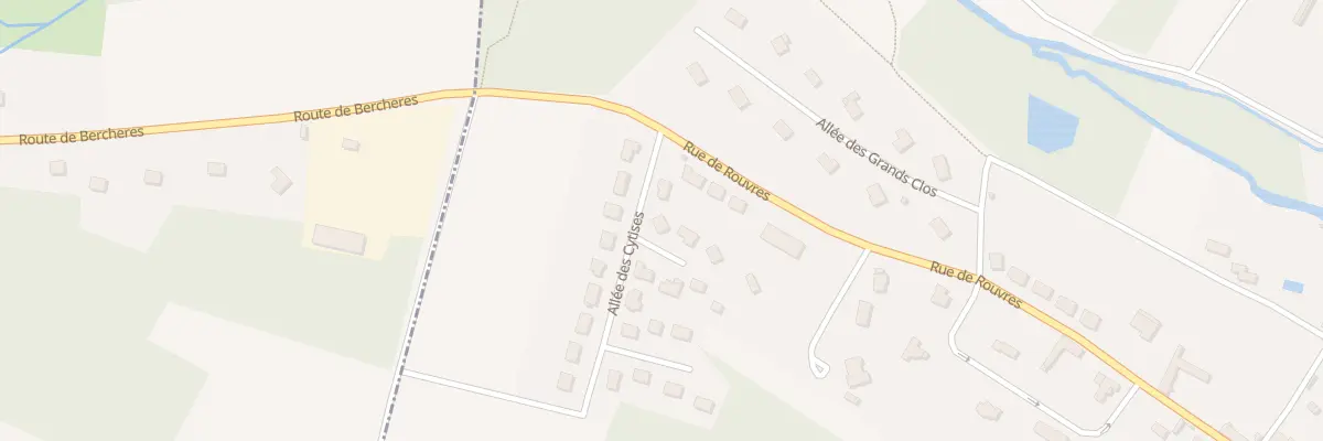 Plan du 3 All des Cytises à Berchères-sur-Vesgre