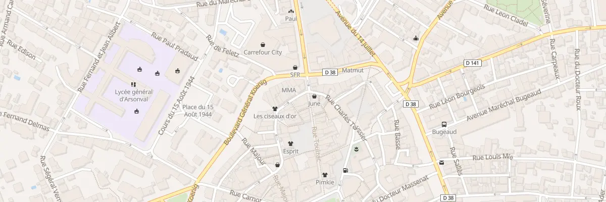 Plan du 4 Rue Du Civoire à Brive-la-Gaillarde