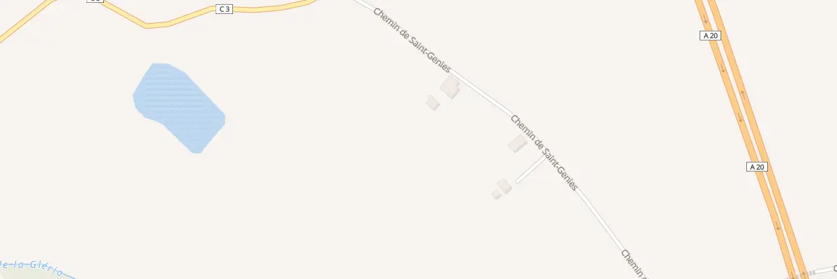 Plan du 180 Che de Saint Geniès à Montalzat