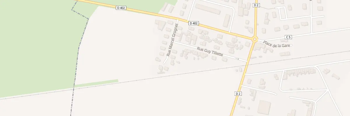 Plan du 7 Rue Marcel Grognet à Woincourt