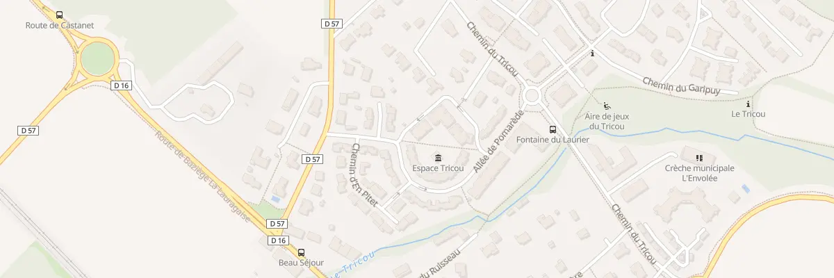 Plan du 5 Che Gleyses à Labège