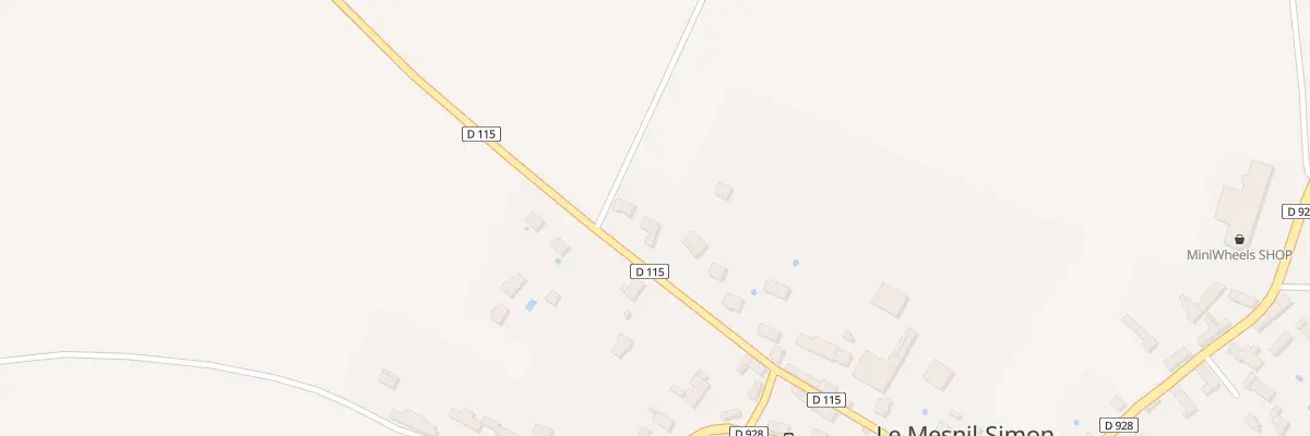 Plan du 28 Rue de Champagne au Mesnil-Simon