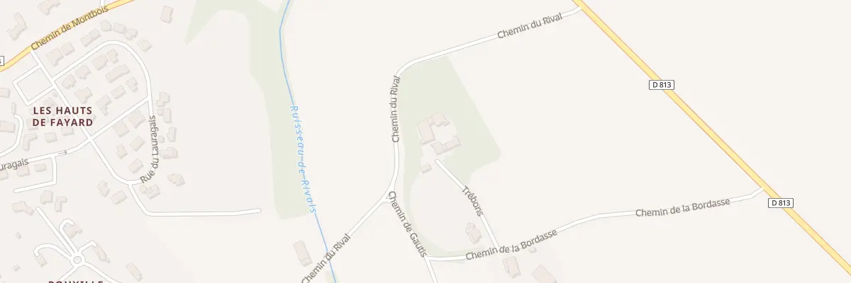Plan du 47 Trebons à Deyme