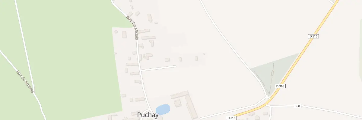 Plan du 89B Le Bout d’En Haut à Puchay
