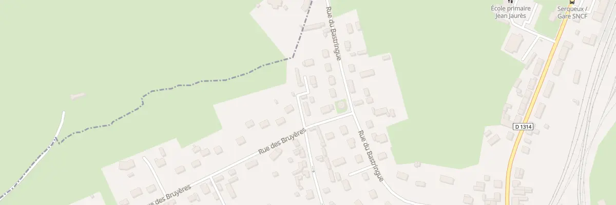 Plan du 390 Imp Beaufils à Serqueux