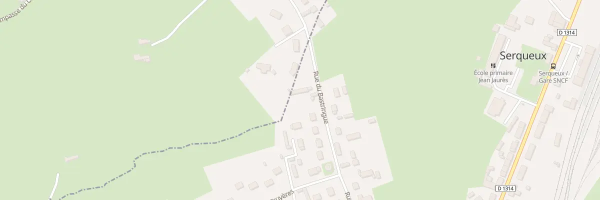 Plan du 432 Rue du Bastringue à Serqueux