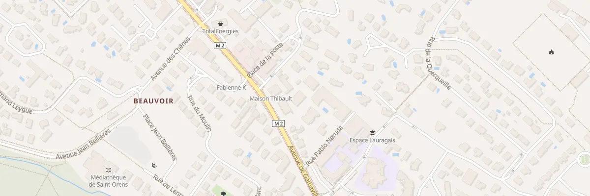 Plan du 11 Av de Gameville à Saint-Orens-de-Gameville