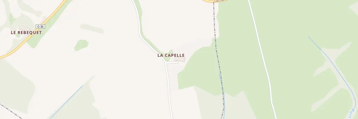 Plan du 43 La Capelle à Unzent