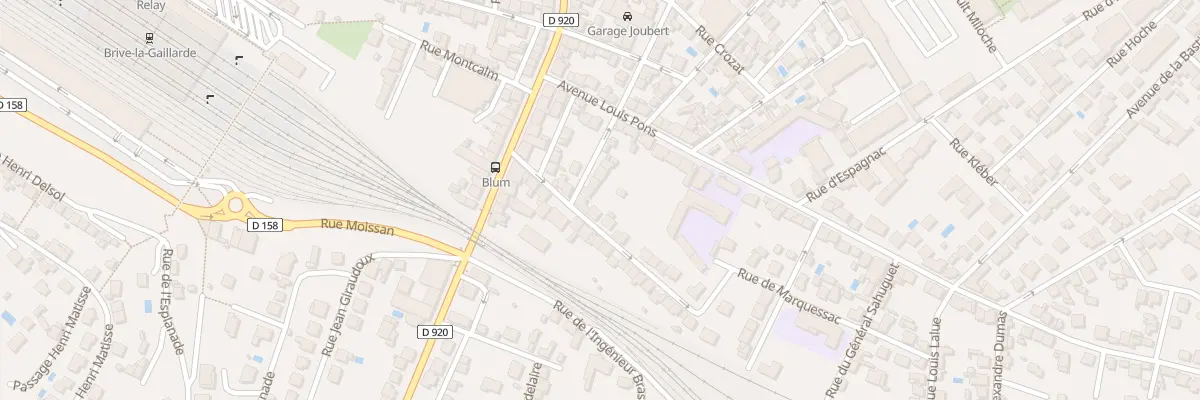Plan du 31 Rue Leopold Lachaud à Brive-la-Gaillarde