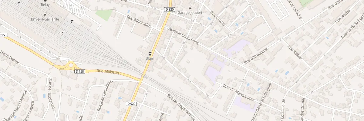 Plan du 29 Rue Leopold Lachaud à Brive-la-Gaillarde