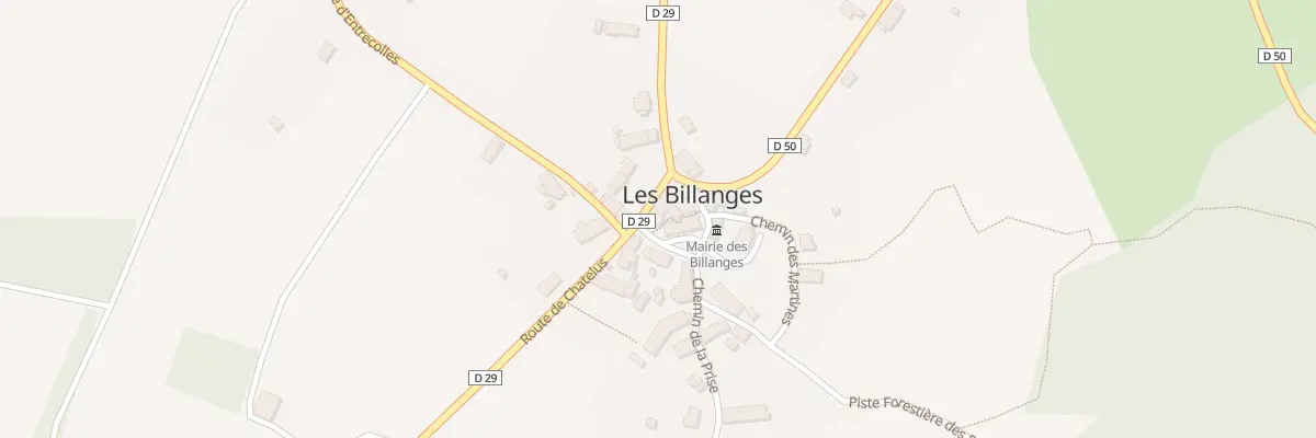 Plan du 5015 Le Bourg aux Billanges