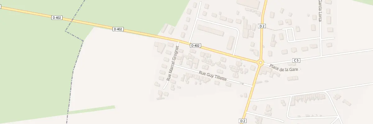 Plan du 16 Rue Guy Tillette à Woincourt