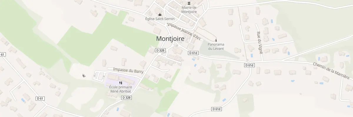 Plan du 3 Imp du Vidalot à Montjoire