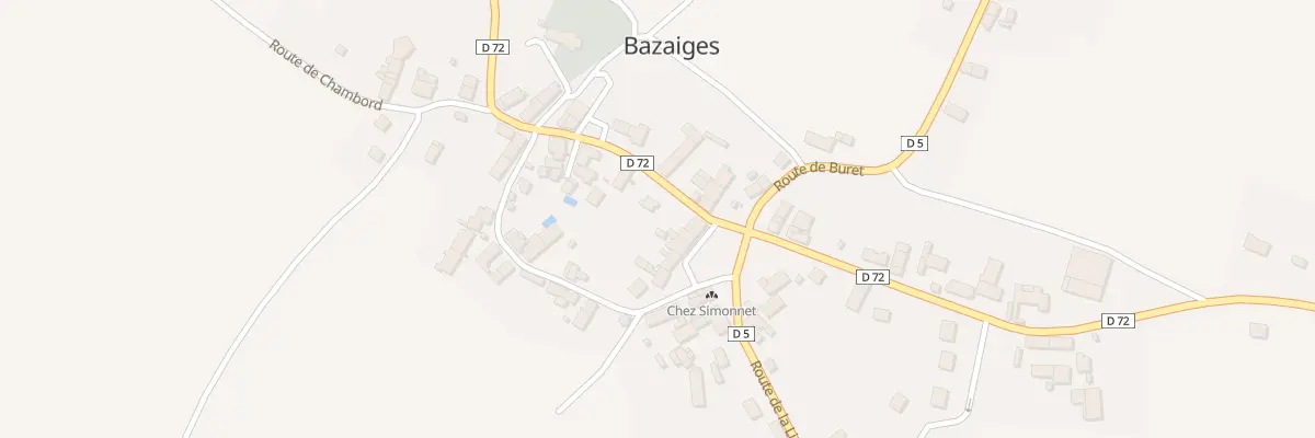 Plan du 8 Pl du Souvenir à Bazaiges